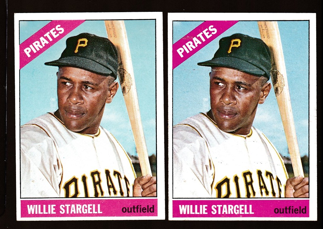 1966 Topps #255 Willie Stargell (Pirates) Baseball cards value