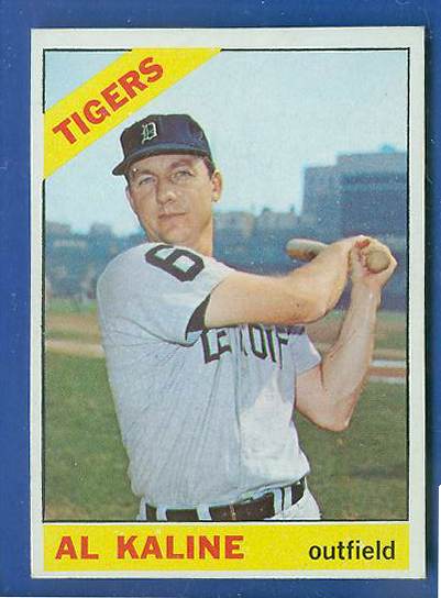 1966 Topps #410 Al Kaline [#] (Tigers) Baseball cards value