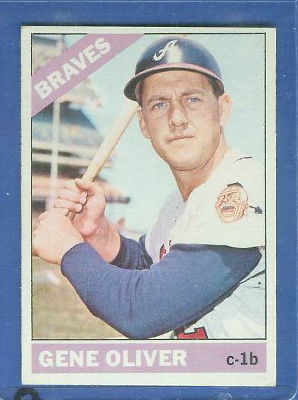 1966 Topps #541 Gene Oliver SCARCE SHORT PRINT HI# [#] (Braves) Baseball cards value
