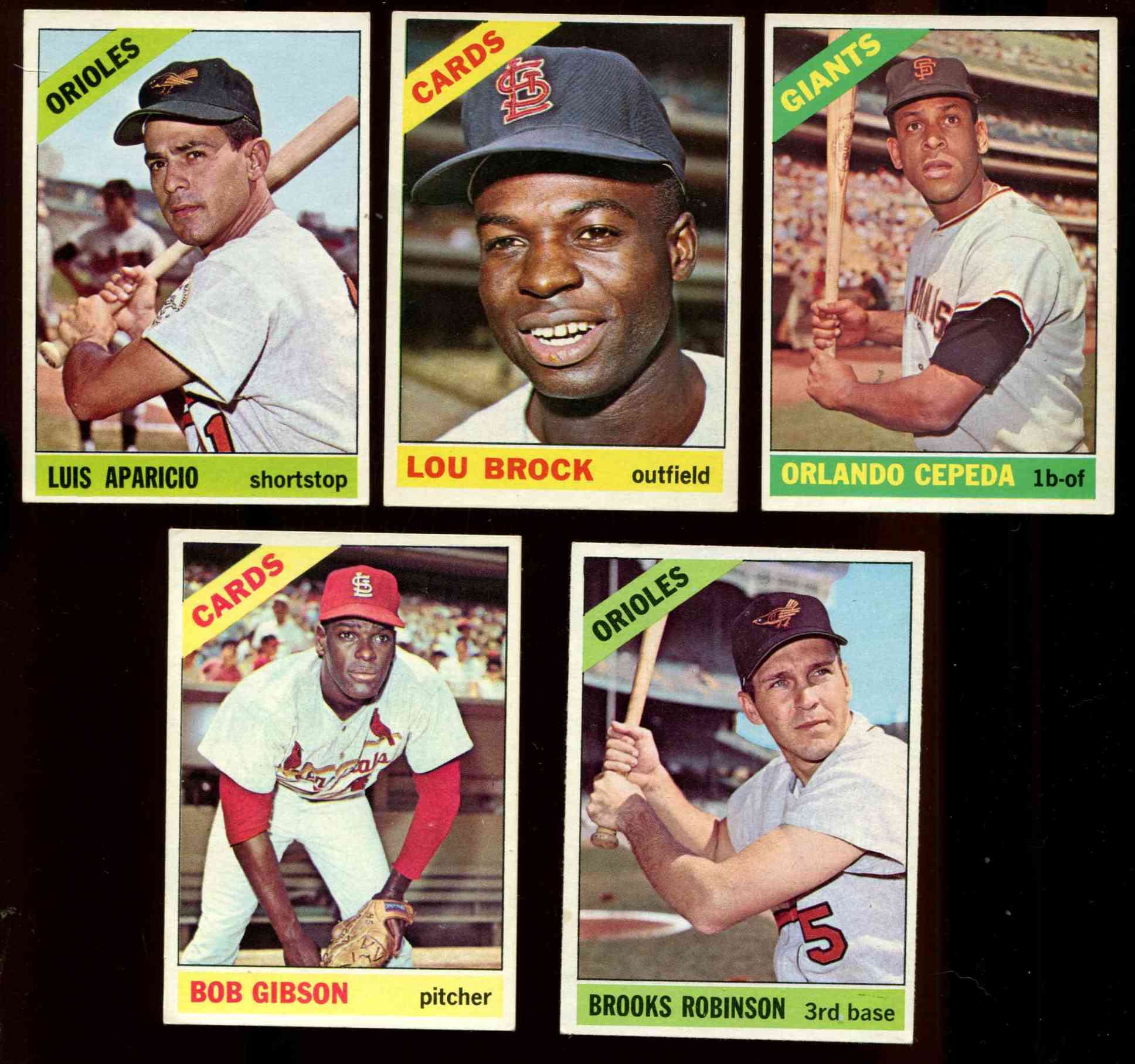 1966 Topps #125 Lou Brock (Cardinals) Baseball cards value