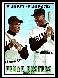 1967 Topps #423 'Fence Busters' (Willie Mays,Willie McCovey) (Giants)