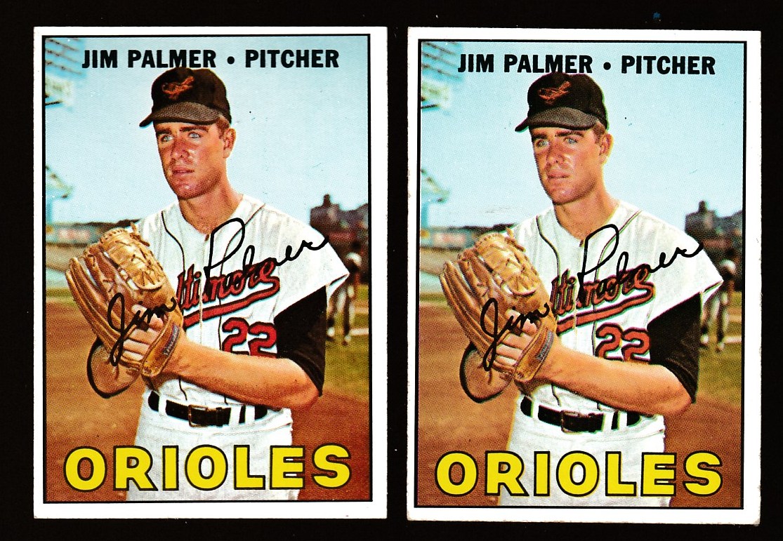 1967 Topps #475 Jim Palmer (Orioles) Baseball cards value