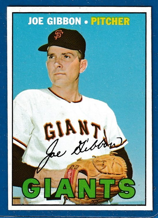 1967 Topps #541 Joe Gibbon SCARCE SINGLE PRINT (Giants) Baseball cards value