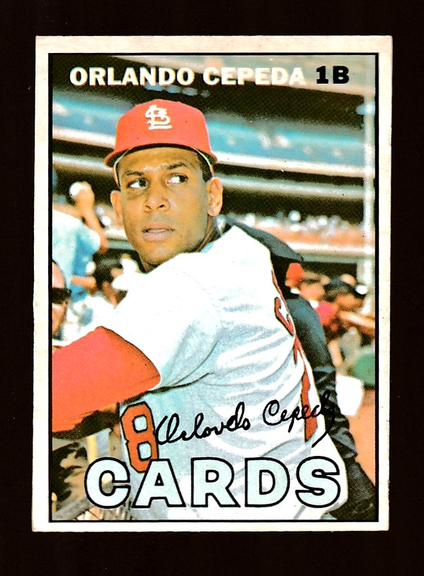1967 O-Pee-Chee/OPC # 20 Orlando Cepeda (Cardinals) Baseball cards value