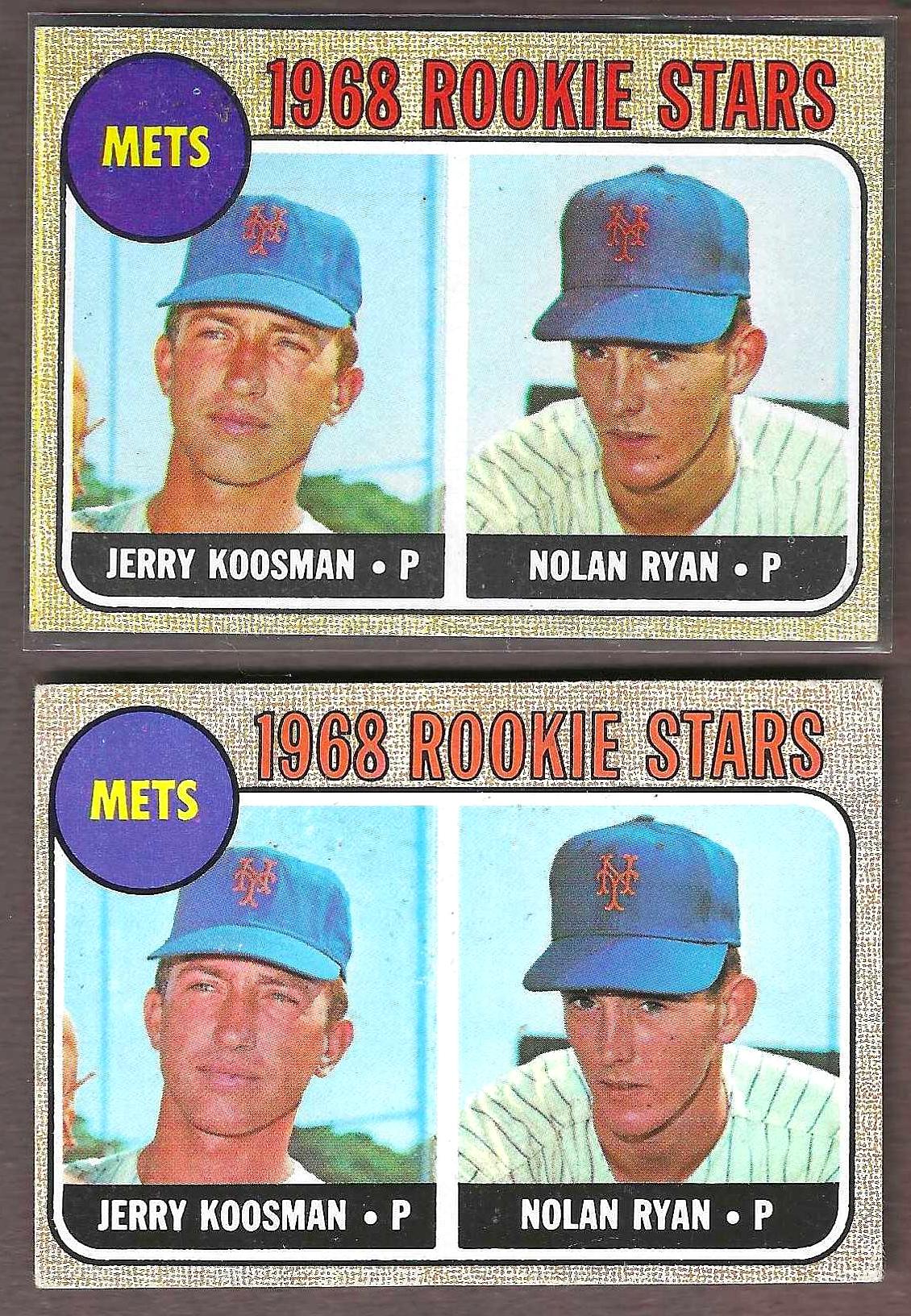 1968 Topps #177 Nolan Ryan ROOKIE (Mets,HOF) Baseball cards value
