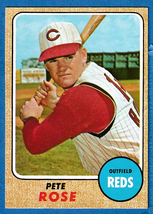 1968 Topps #230 Pete Rose (Reds) Baseball cards value