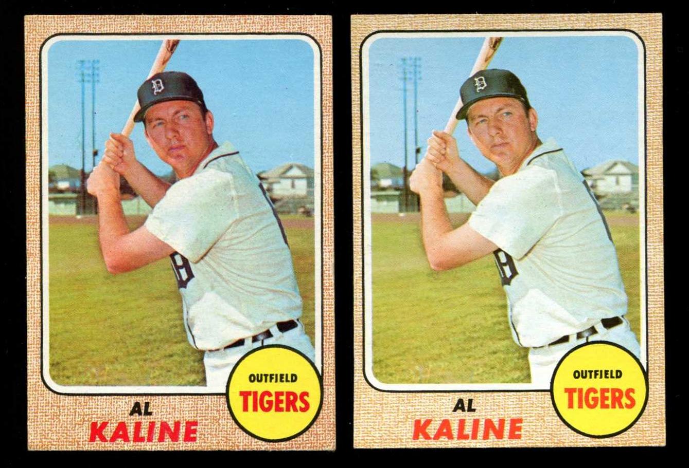 1968 Topps #240 Al Kaline (Tigers) Baseball cards value