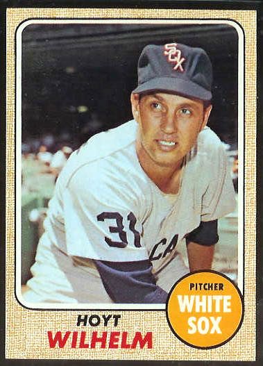 1968 Topps #350 Hoyt Wilhelm [#b] (White Sox) Baseball cards value
