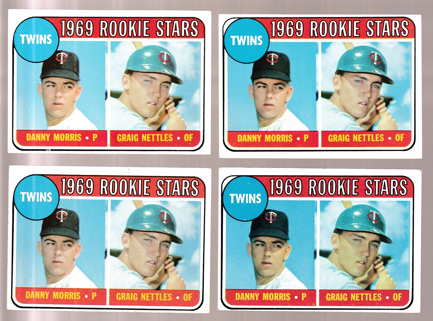 1969 Topps # 99B Graig Nettles ROOKIE [VAR:Loop] (Twins)