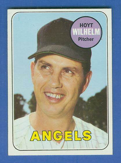 1969 Topps #565 Hoyt Wilhelm (Angels) Baseball cards value