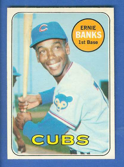1969 O-Pee-Chee/OPC # 20 Ernie Banks [#] (Cubs) Baseball cards value
