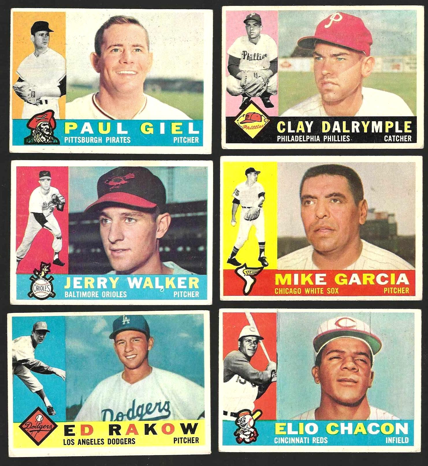 1960 Topps #526 Paul Giel SCARCE HIGH NUMBER (Pirates) Baseball cards value