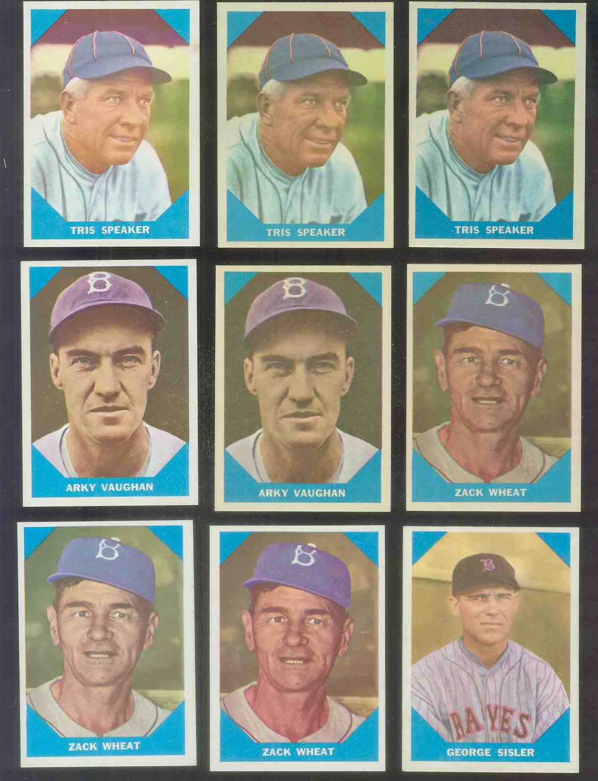 1960 Fleer # 10 Tris Speaker Baseball cards value