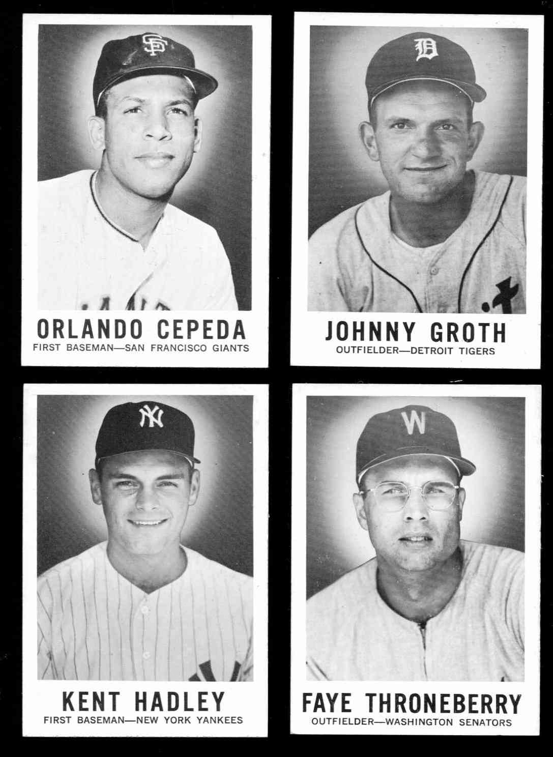 1960 Leaf #128 Orlando Cepeda SCARCE HIGH NUMBER (Giants) Baseball cards value