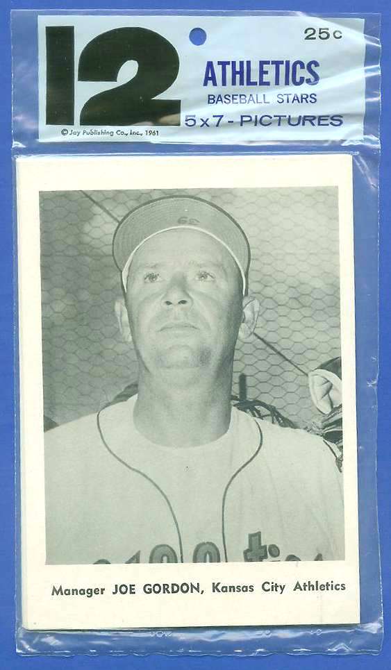 1961 K.C. ATHLETICS Jay Publishing Photos TEAM SET (12 photos) Baseball cards value