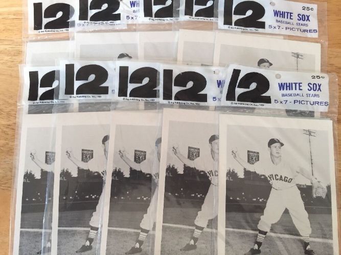 1961 WHITE SOX Jay Publishing Photos  - Lot of (25) TEAM SETS (12/set) Baseball cards value