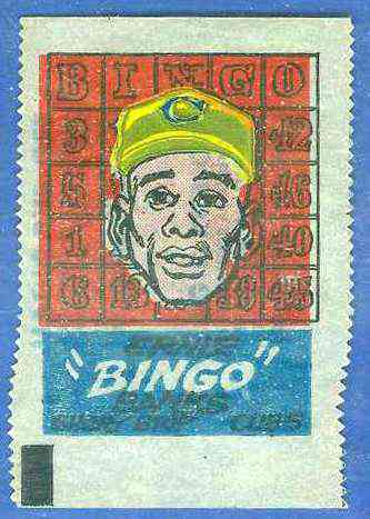 1961 Topps MAGIC Rub-Offs - Ernie 'Bingo' Banks (Cubs) Baseball cards value