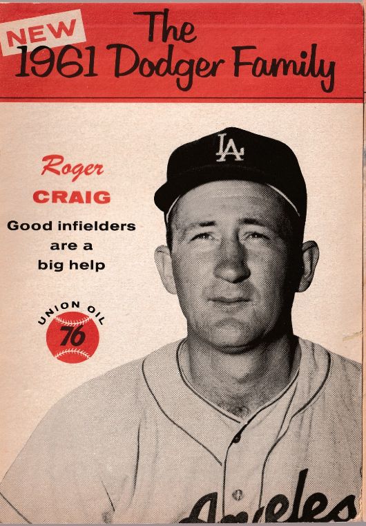  1961 Union Oil 76 - Roger Craig - The 1961 Dodgers Family Baseball cards value