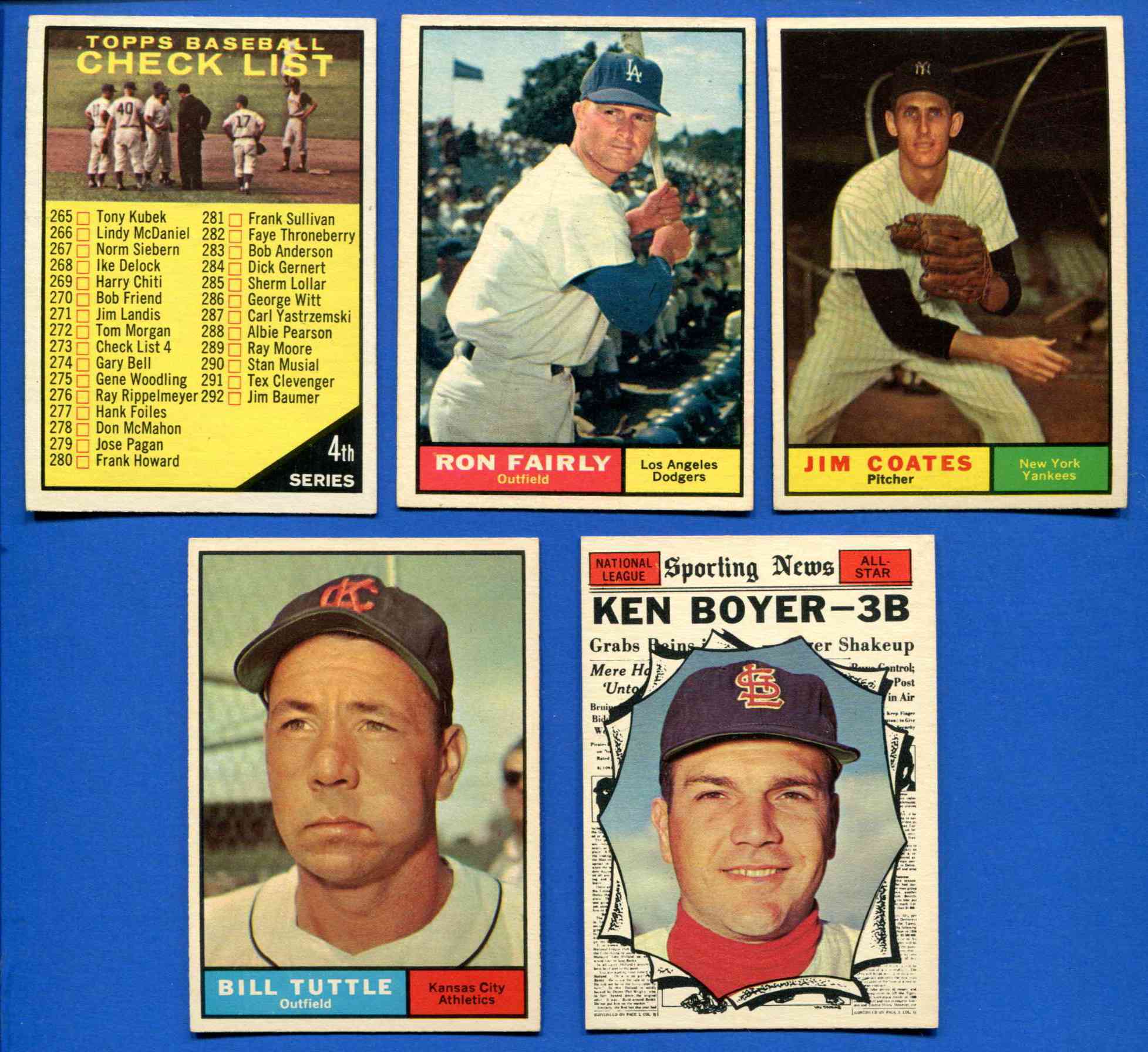 1961 Topps #273B Checklist #4 [VAR:@T.C.G. adjacent to #339] Baseball cards value