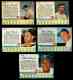  1962 Post  - Yankees - Lot of (5) diff. w/MICKEY MANTLE & Roger Maris