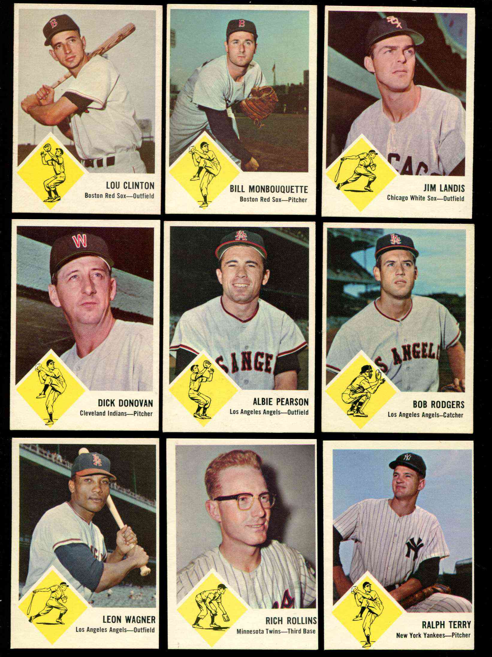 1963 Fleer # 7 Bill Monbouquette (Red Sox) Baseball cards value
