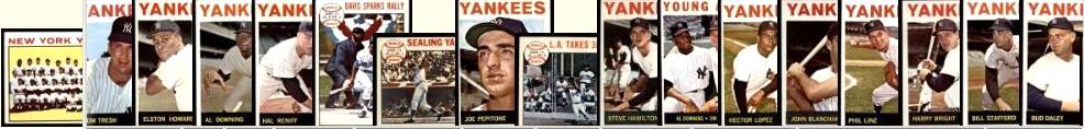 1964 Topps  - YANKEES Near Team Set/Lot (21/26) Baseball cards value