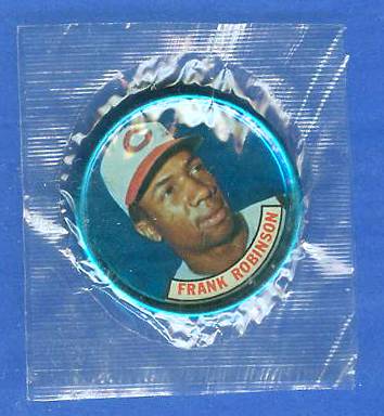 1965 Old London Coin - FRANK ROBINSON - SEALED in original CELLOPHANE !!! Baseball cards value