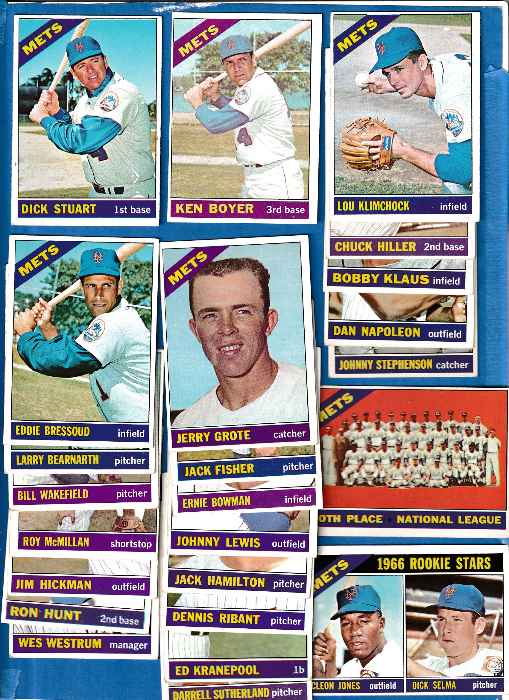 1966 Topps  - METS - Starter TEAM SET/Lot (23/31 cards) Baseball cards value
