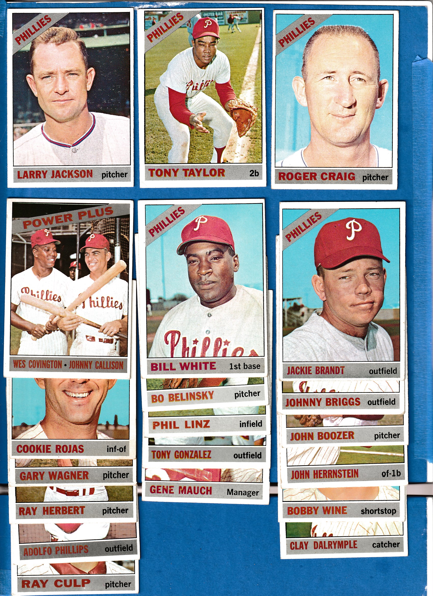 1966 Topps  - PHILLIES - Starter Team SET/Lot (17/25 cards) +1 bonus card Baseball cards value
