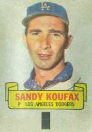 1966 Topps RUB-OFFS # 47 Sandy Koufax [sk] Baseball cards value