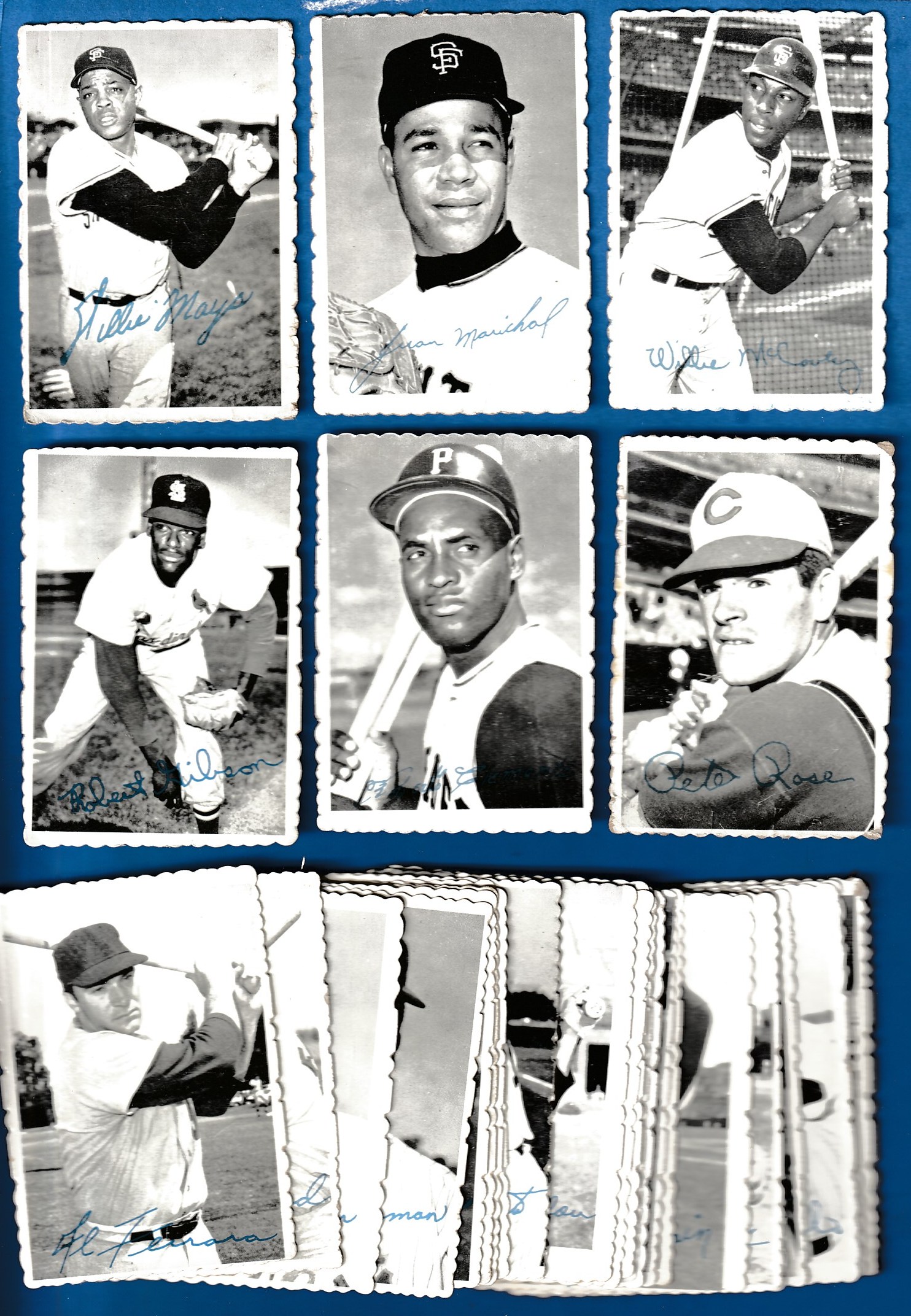 1969 Topps DECKLE EDGE  - COMPLETE SET 33 Die-Cut inserts w/HALL-of-FAMERS Baseball cards value