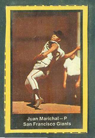 1969 Nabisco Flakes - Juan Marichal [thick border variation] (Giants) Baseball cards value