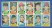 1969 Topps STAMP PANEL [h]- Mike Andrews, Luis Tiant, Claude Osteen