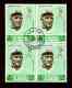  HONUS WAGNER - 1969 Ajman Official Postage 4-Stamp Block (Pirates)