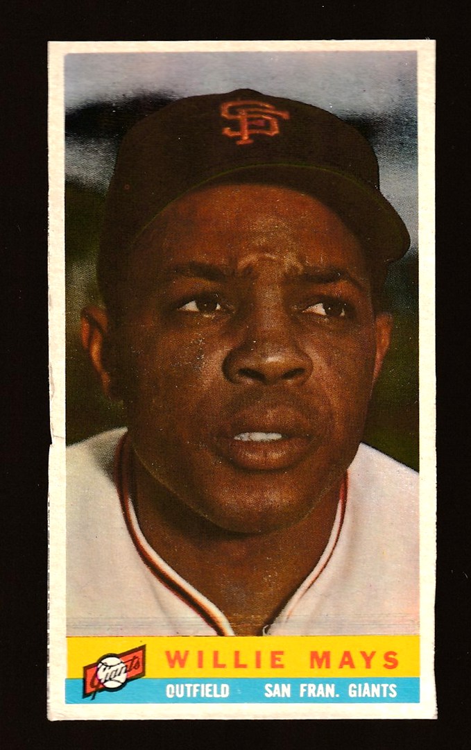 1959 Bazooka #15 WILLIE MAYS (Giants) Baseball cards value