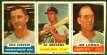 1961 Bazooka COMPLETE PANEL #10-12 EDDIE MATHEWS/Dick Donovan/Jim Lemon