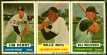 1961 Bazooka COMPLETE PANEL #22-24 WILLIE MAYS/Bill Mazeroski/Jim Perry