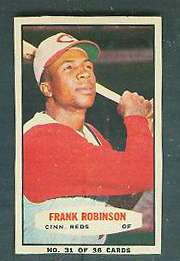 1963 Bazooka #31 FRANK ROBINSON (Reds) Baseball cards value
