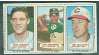 1967 Bazooka COMPLETE PANEL #43-45 Jim Maloney/Bert Campaneris/Pete Richert