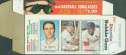 1967 Bazooka COMPLETE BOX #19-21 BOB GIBSON/Jim Fregosi/Ron Fairly