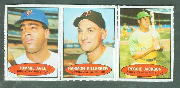 1971 Bazooka COMPLETE PANEL #NoNum REGGIE JACKSON/Harmon Killebrew ... Baseball cards value