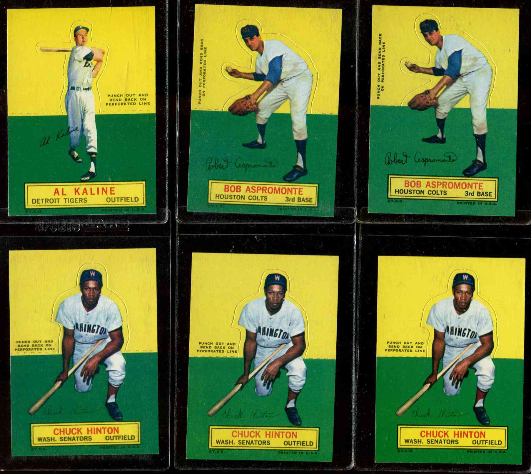 1964 Topps Stand-Ups/Standups - Chuck Hinton (Indians) Baseball cards value