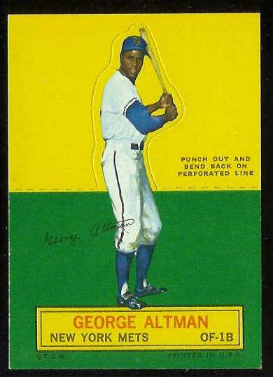 1964 Topps Stand-Ups/Standups - George Altman (Cubs) Baseball cards value