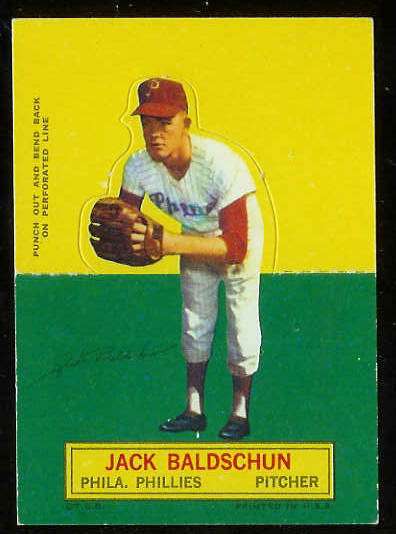 1964 Topps Stand-Ups/Standups - Jack Baldschun SHORT PRINT (Phillies) Baseball cards value