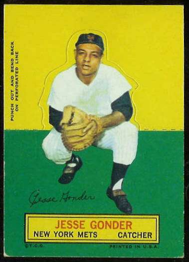 1964 Topps Stand-Ups/Standups - Jesse Gonder SHORT PRINT (Mets) Baseball cards value