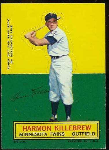 1964 Topps Stand-Ups/Standups - Harmon Killebrew (Twins) Baseball cards value