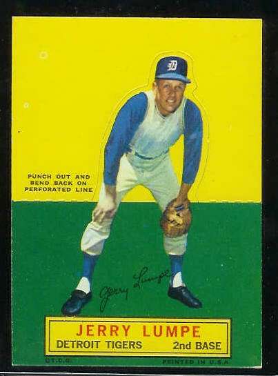 1964 Topps Stand-Ups/Standups - Jerry Lumpe SHORT PRINT (Tigers) Baseball cards value