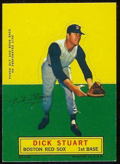 1964 Topps Stand-Ups/Standups - Dick Stuart SHORT PRINT [#b] (Red Sox) Baseball cards value