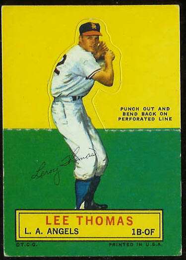 1964 Topps Stand-Ups/Standups - Lee Thomas (Angels) Baseball cards value