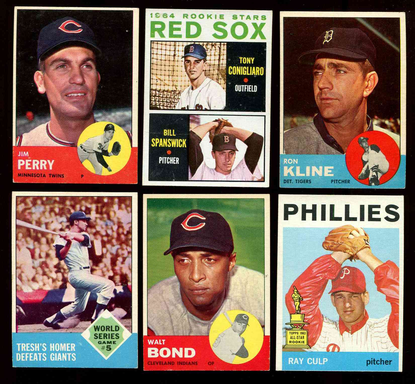 1964 Topps #287A Tony Conigliaro ROOKIE [VAR:No blue line] [#b] (Red Sox) Baseball cards value